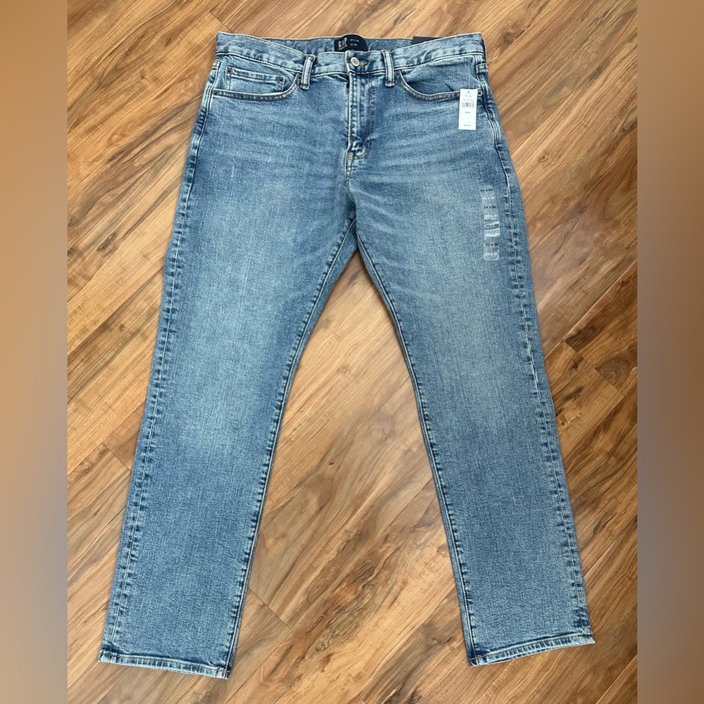 NWT Men’s Gap Slim Flex Classic Blue Denim Jeans